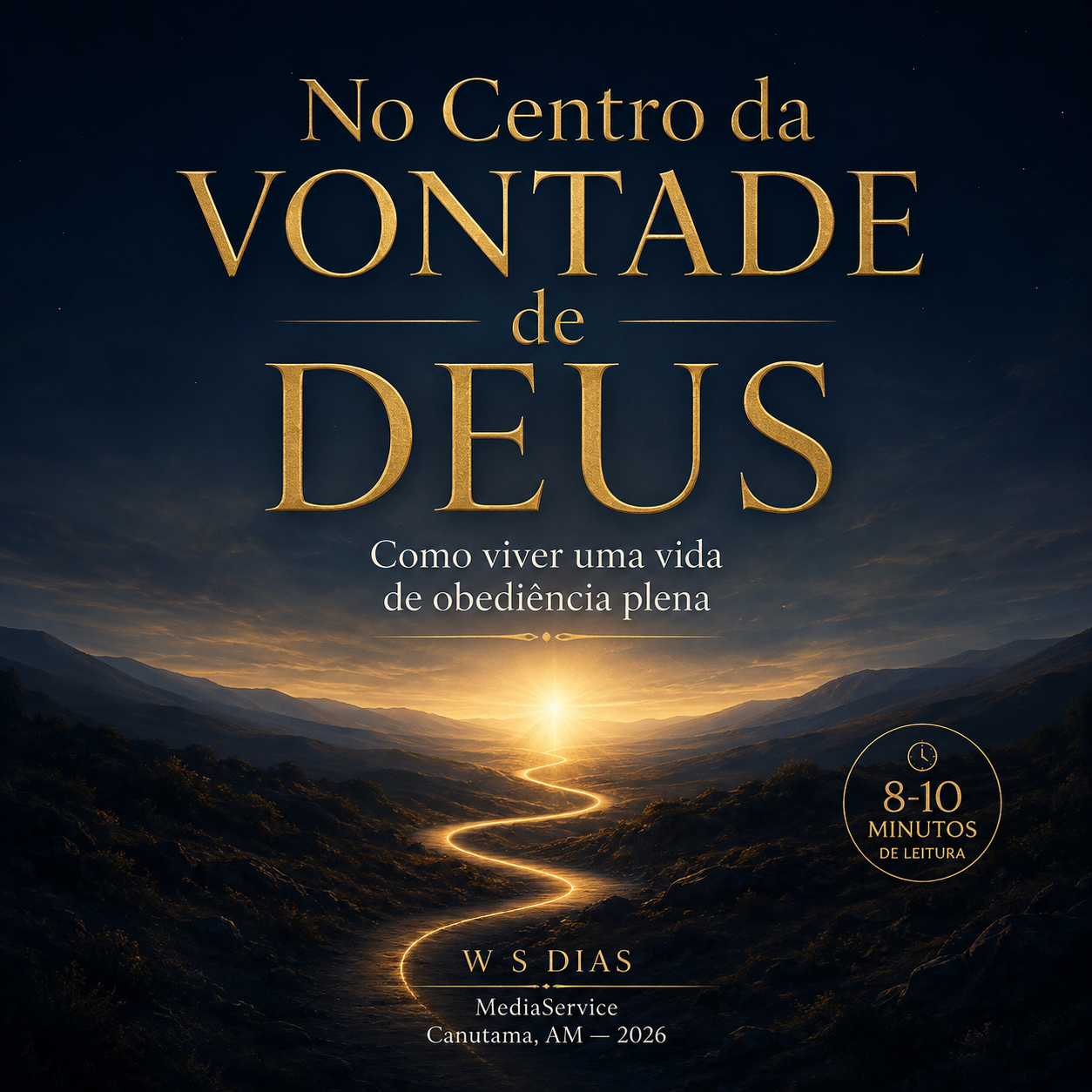 Mini E-book No Centro da Vontade de Deus